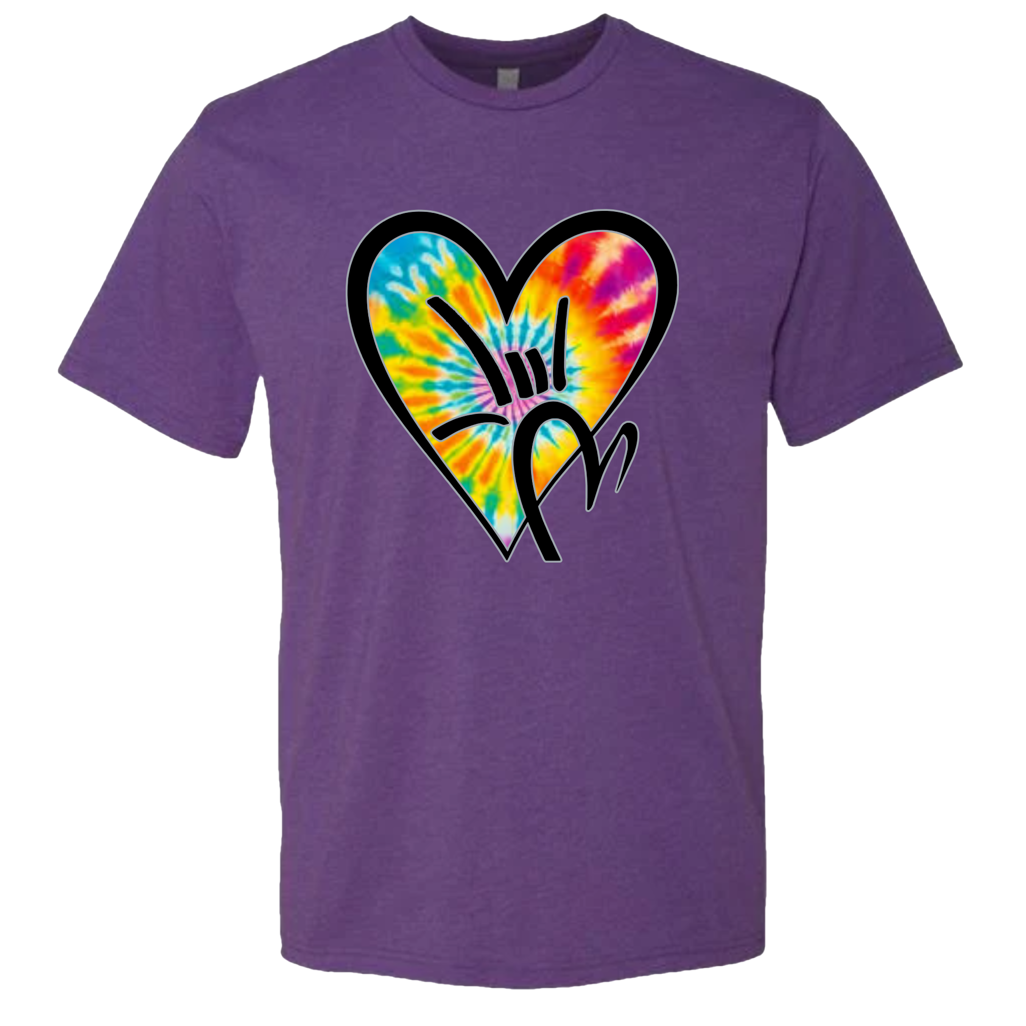 Tie-Dye ILY HEART T-Shirt