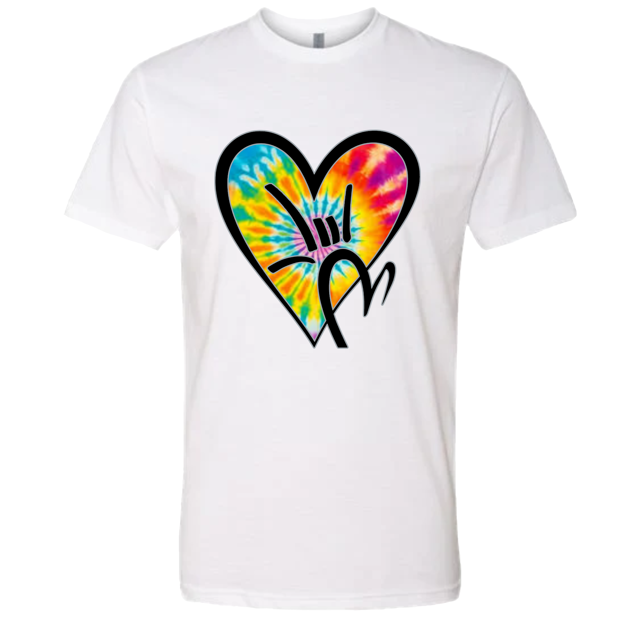 Tie-Dye ILY HEART T-Shirt