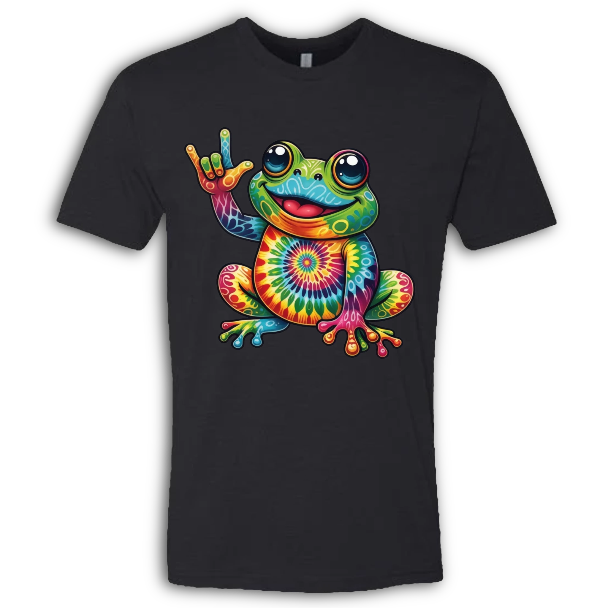 ASL Tie Dye Frog T-Shirt