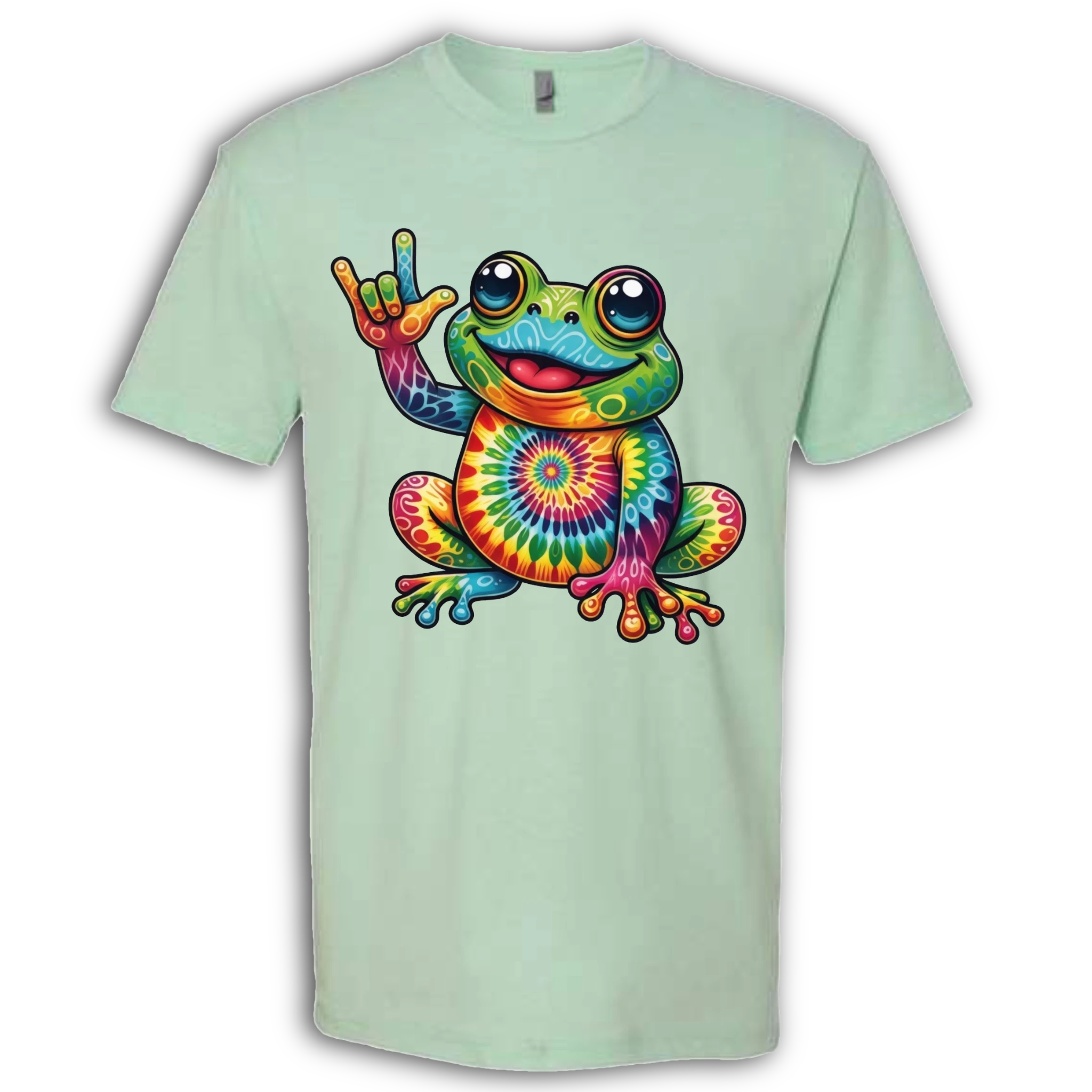 ASL Tie Dye Frog T-Shirt