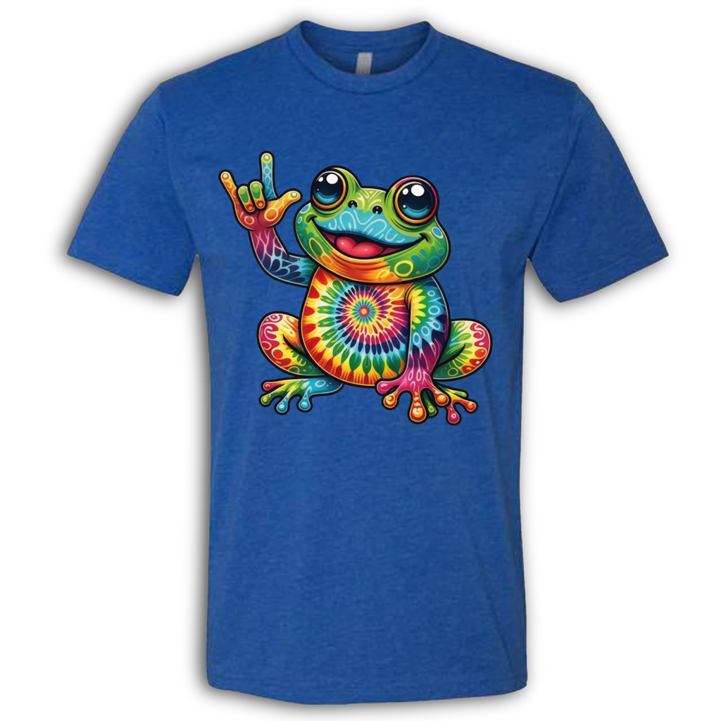 ASL Tie Dye Frog T-Shirt