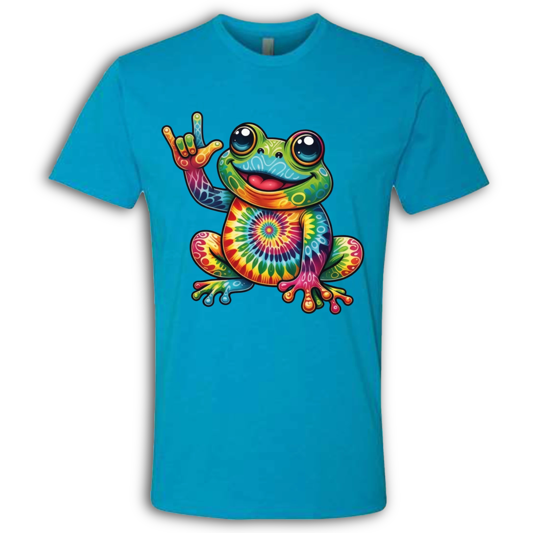 ASL Tie Dye Frog T-Shirt