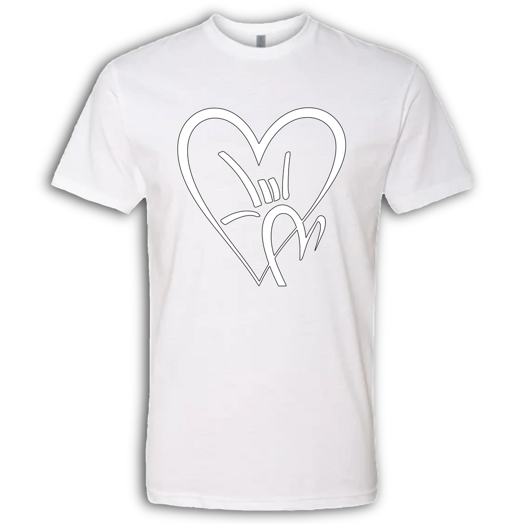 White ILY HEART Logo T-Shirt