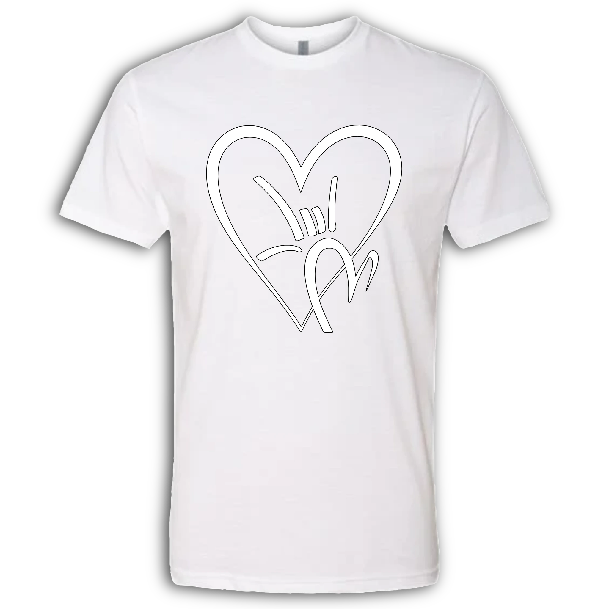 White ILY HEART Logo T-Shirt